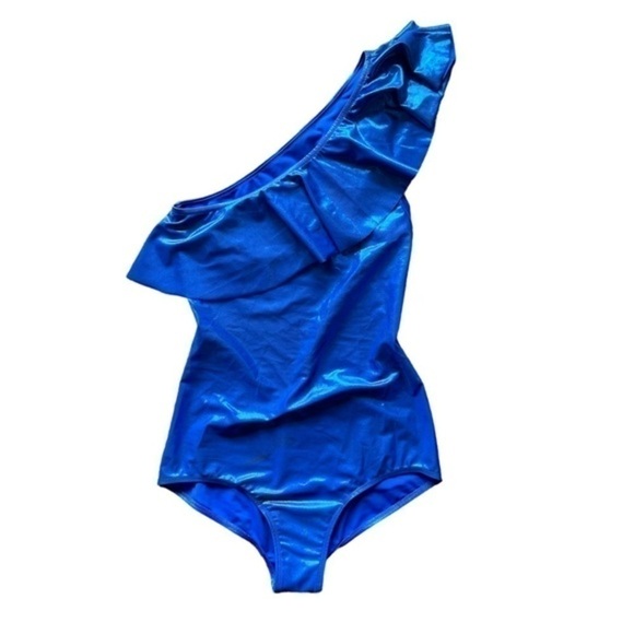 Isabel Marant Women's Metallic  Blue 'sicilya' One-piece Swimsuit - Picture 3 of 5
